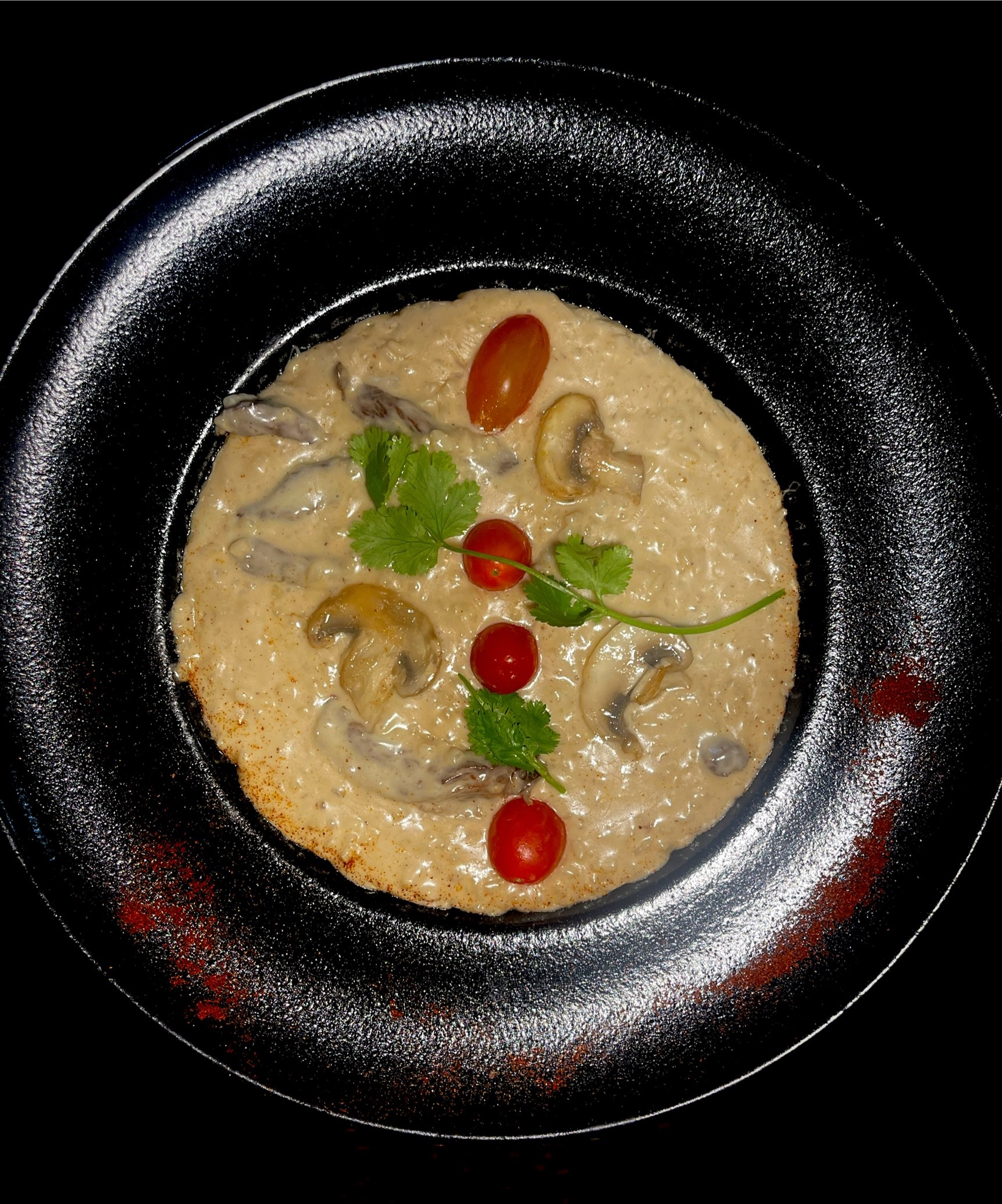 RISOTTO DE CHURRASCO Y SETAS